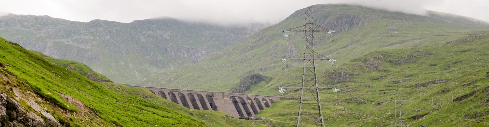 Pylons in the scottish highlands